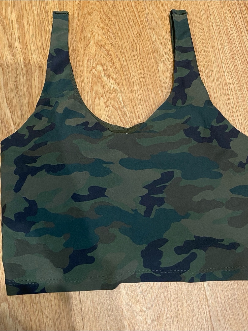Aerie Offline Camo Longline Bra - Size M